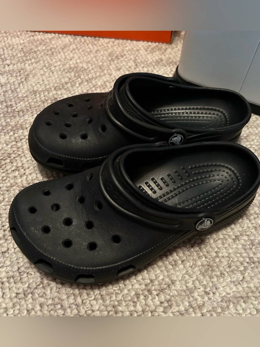 CROCS Kids Classic Clogs in Black